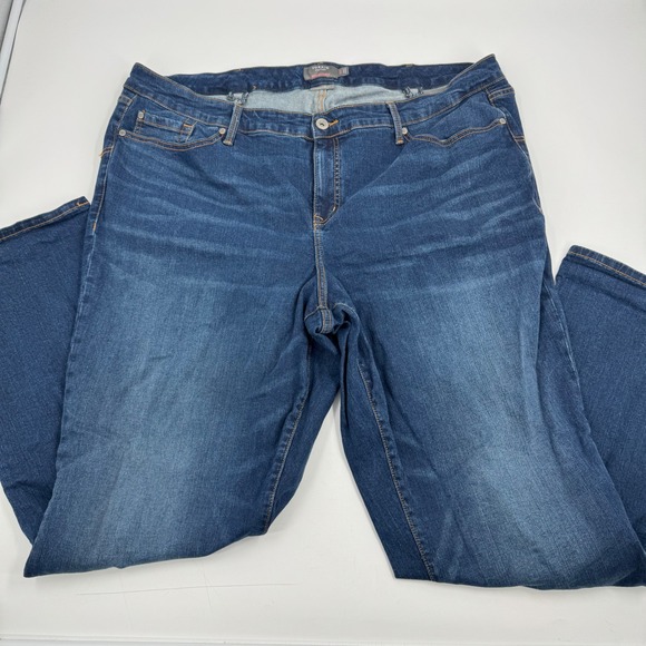 Torrid Women's Plus Size Boyfriend Straight Vintage Stretch Denim Jeans 24XT - Picture 1 of 11